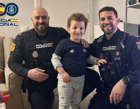 National Police save 3 year old boy